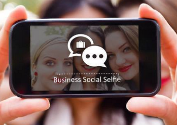 Зустріч Business social selfie