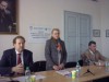 На фото: Павел Бучек -заступник посла Чеської Республіки в Україні, Н.Батракова - виконавчий директор Центру громадської активності "Синергія", І.Кухарчук - голова правління Центру
