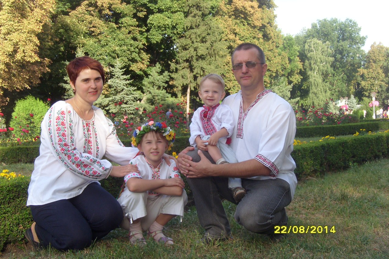 Владислав Кушніров з родиною