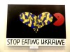 Відкриття виставки російського художника: "Stop Eating Ukraine"