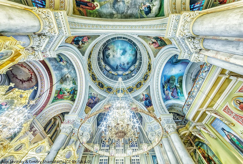 Фотографія розписів Іллінської церкви Свято-Іллінського чоловічого монастиря в Одесі — переможець WLM 2014 в Україні