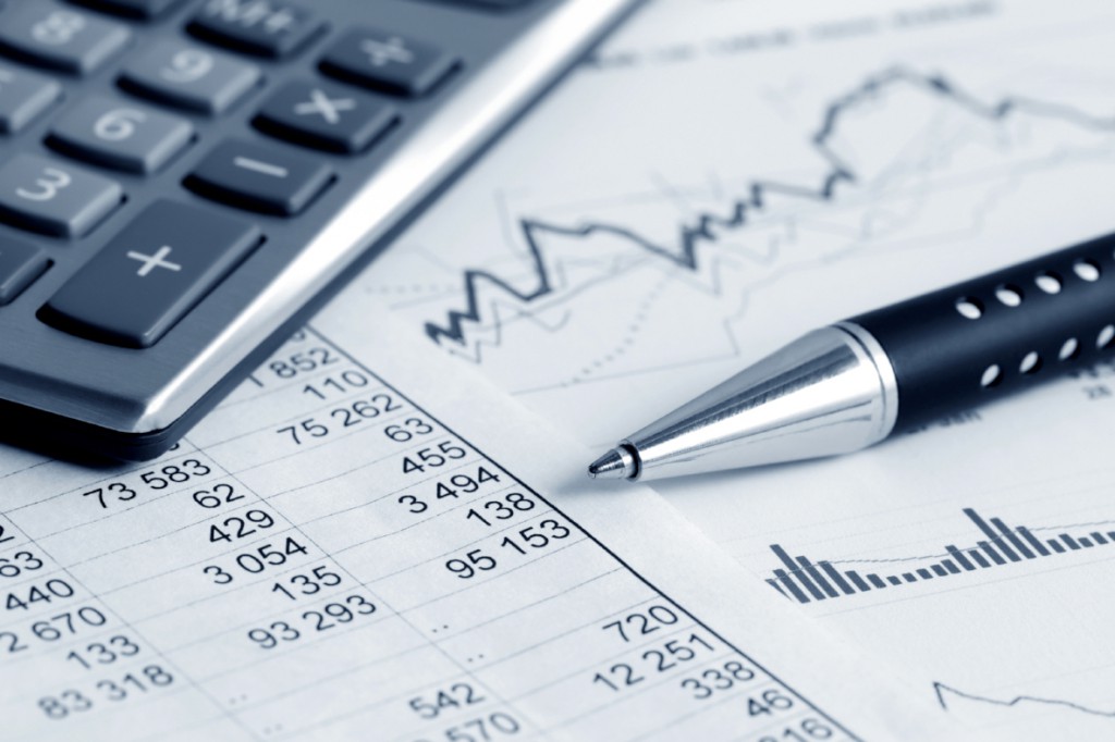 Financial accounting stock market graphs analysis