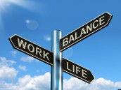 Work Life Balance Signpost Shows Career And Leisure Harmony