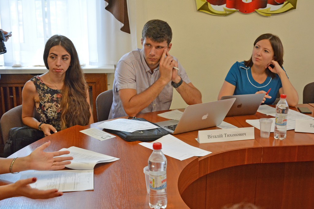 Проектний менеджер "Агенції розвитку Миколаєва" Анна Ганжул та представники Британської Ради