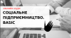 соціальне підприємництво. Basic