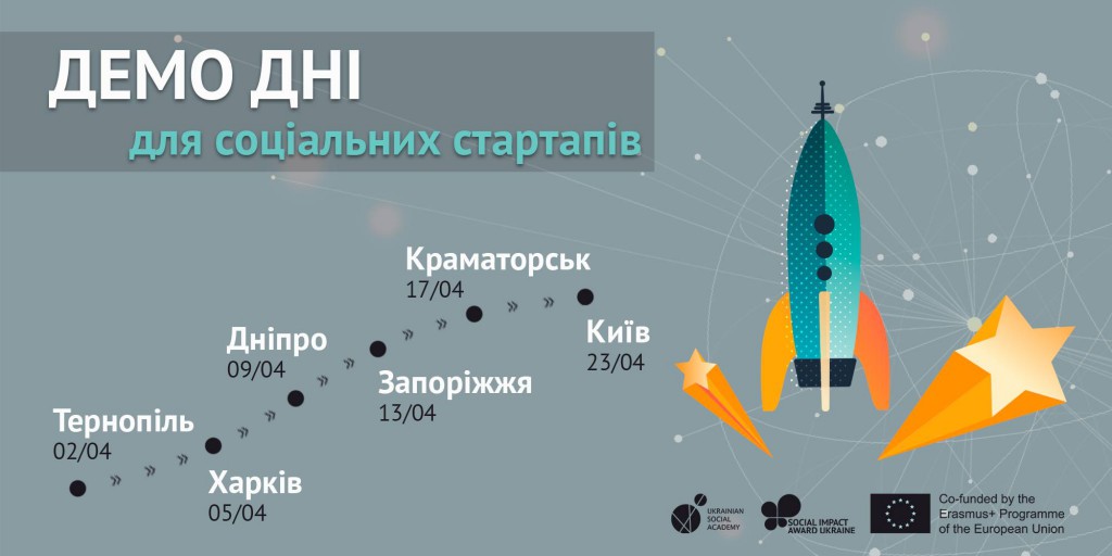 Demo Days для соціальних стартапів пройдуть в 6 містах України
