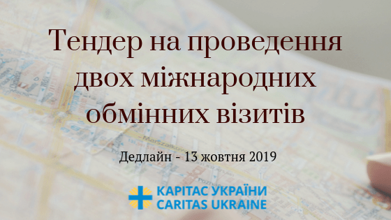 Тендер на проведення двох міжнародних обмінних візитів