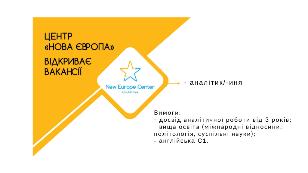 аналітик оголошення