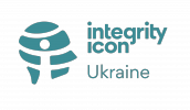 II Ukraine turqoise logo