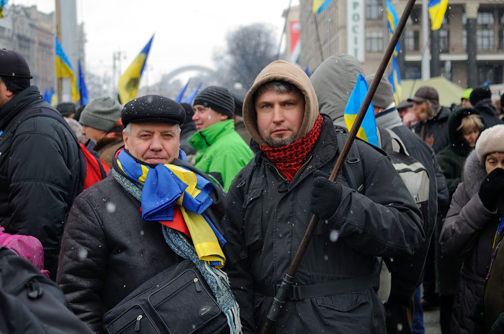 Ігор Сердюк на Майдані. Фото світлини: Андрій Тирса