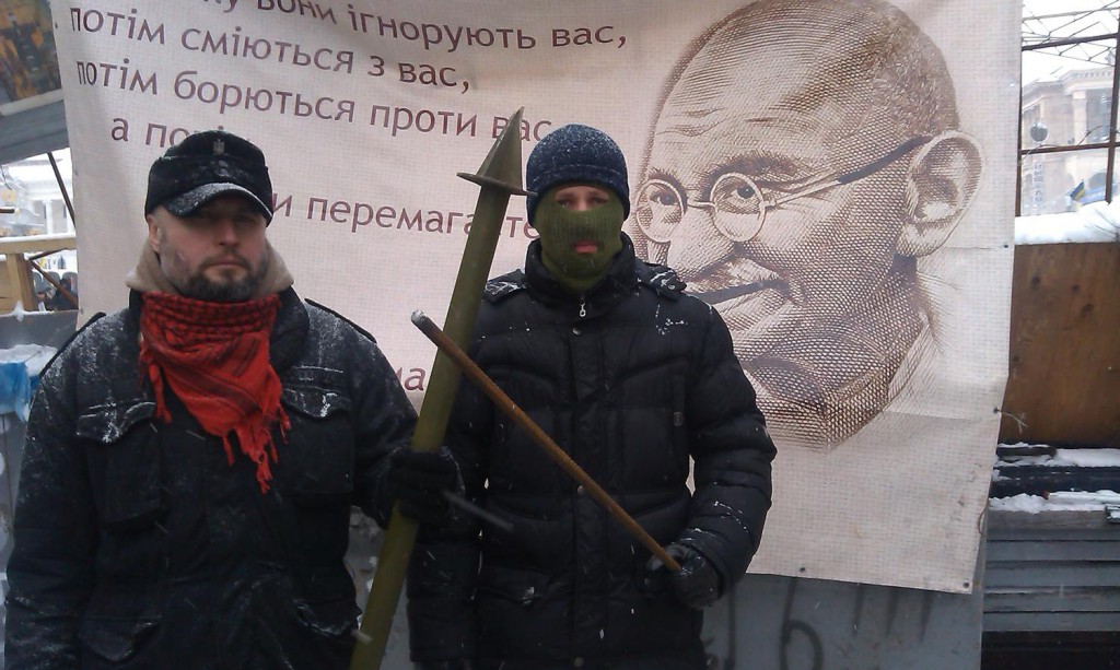 На Майдані. Фото із фейсбук сторінки Андрія Тирси
