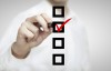 hand drawing checkbox, business  concept