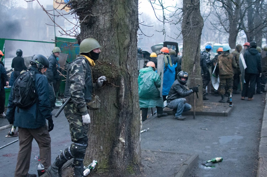 Марк на Інститутській 20 лютого. Фото: Alan Turgutoglu.