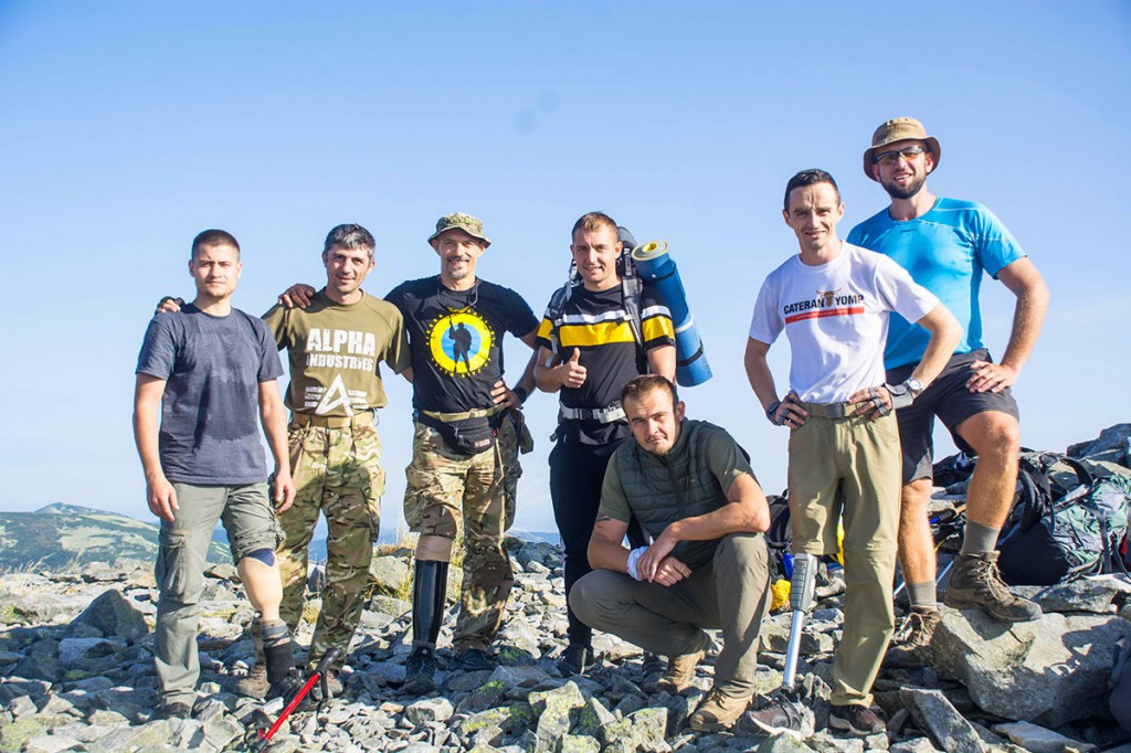 Під час походу в Горгани, Ігор з хлопцями підкорив чотири вершини – Малу Сивулю, Велику Сивулу, Лопушанку і Боревку. Фото: Олена Максименко.