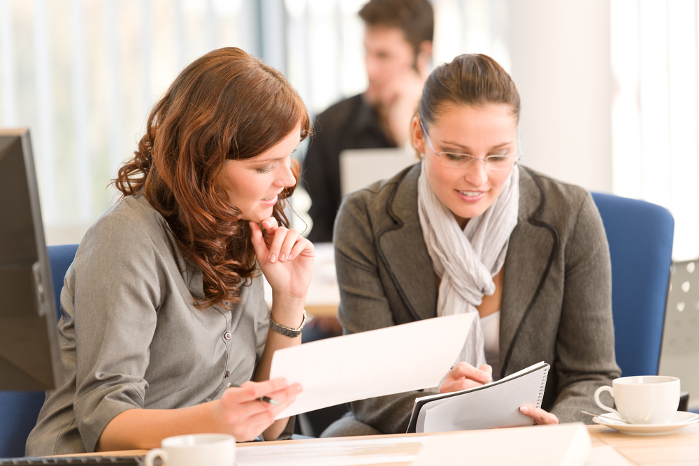 Business meeting - group of people in office