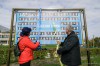 Відкриття меморіального стенда Небесної Сотні у Медвині. Фото Богдана Пошивайла