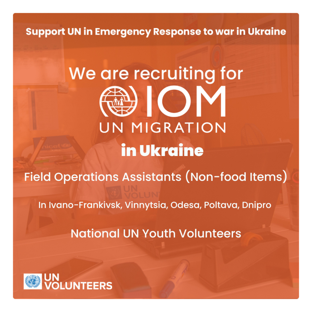 Field Operations Assistants (Non Food Items)
