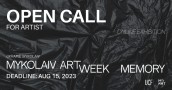 Open call для митців Mykolaiv ART Week MEMORY