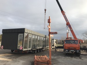 Монтаж павільйонів у Лановецькій громаді