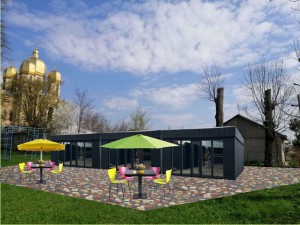 Так виглядатиме бізнес-простір у парку Підволочиської громади