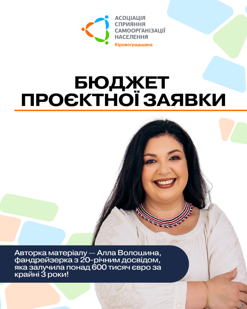 бюджет проєктної заявки