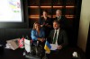Фото: Стоять: Сесілі Мірсет, Міністерка торгівлі та промисловості Норвегії, Герман Галущенко, Міністр енергетики України. Сидять: Йорун Носсум, керівниця Програми підтримки Нансена для України в Norad, Генрік Торемарк, старший програмний менеджер НЕФКО