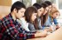 Group of students sitting in classroom