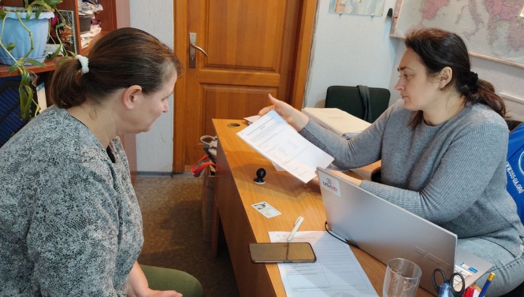 На фото: опитування жителів Сумської громади