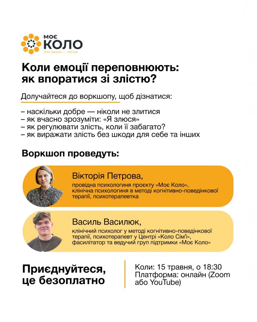 воркшоп - злість